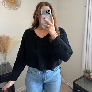 French Connection Classic Black Knit Sweater